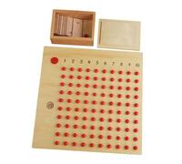 rongweiwang Jeu de mathématiques en Bois pour Enfants, favorisant Leur développement par l'arithmétique. Jouet éducatif conçu comme Un Plateau d'addition et de soustraction.