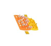 rongweiwang Jeu de société éducatif et interactif avec devinettes et Cartes Personnages, pour 2 Joueurs. Développe la logique et l'éveil. Idéal comme Cadeau, Jaune, 11.3 x 12.5 x 2.5 cm