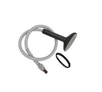 rongweiwang Kit de rechange universel pour défroisseur vapeur : buse, guide, tuyau et brosse, accessoires de pulvérisation, pièces détachées pour défroisseur suspendu, tube pour tuyau vapeur.