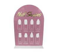 rongweiwang Le présentoir à nail art en acrylique est un outil indispensable pour les prothésistes ongulaires qui mettent en valeur leurs techniques uniques. Accessoire de, Style B