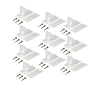 rongweiwang Les protège-gouttières avec joint d'étanchéité et pare-neige empêchent la neige de glisser des toits métalliques, Pour assurant une efficacité maximale à, Clair, 100 mm