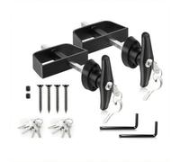 rongweiwang Loquet de porte de cabanon robuste, kit de,2 pièces | coque de camping-car