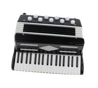 rongweiwang Mini accordéon détaillé Miniature PP Instrument de Musique Ornement Collection d'instruments de Musique Ornement décoratif