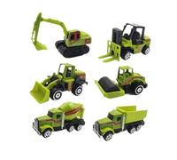 rongweiwang Mini camions de Chantier, Jouets de Construction pour Enfants. Ce Jeu Encourage la Reconnaissance des Formes et des Objets Tout en simulant Un Chantier.