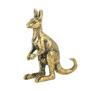 rongweiwang Mini figurine compacte, ornement animal unique, statue artisanale, cadeau, sculpture décorative vintage pour la maison, le bureau la chambre, sculpture d'animal pour la