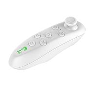 rongweiwang Mini manette de jeu avec télécommande pour film, selfie, souris, tablette, ordinateur portable, blanc