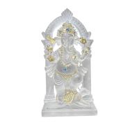 rongweiwang Mini statue de Ganesh, objet décoratif original, idée cadeau unique pour célébrer les moments importants de la vie. Statue de Ganesh, dieu éléphant, ornement