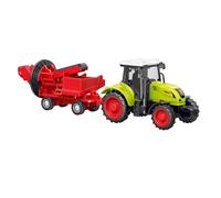 rongweiwang Mini véhicule de Chantier et camions agricoles à Friction : Les Enfants découvrent la Vie à la Ferme avec Ces Mini-camions tracteurs Friction et Mini-remorques, fracasser