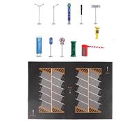 rongweiwang Modèle réduit de Voiture Miniature moulée sous Pression pour Garage, Style F, échelle 1:64, Parking, Noir, Modèle E