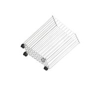 rongweiwang Panier à Linge Roulant Polyvalent, Panier à Linge Sale, Organisation de la buanderie avec Structure en Fer Robuste, Roulant, Support pour équipement de Gym, Blanc, 40 x 20.5 x 44 cm