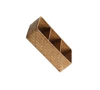 rongweiwang Panier de Rangement en Osier, Organiseur de Bureau pour étagère, Garde-Manger, comptoir, 31 cm x 21 cm x 9