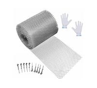 rongweiwang Panneaux de de gouttière Roll Guard, Installation Facile à Faire soi-même pour la Maison. Écran gouttière conçu pour empêcher Les Chutes tuyaux d'eau Pluie sur