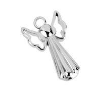 rongweiwang Pendentif en acier inoxydable ouvrable, bijou de qualité supérieure, souvenir précieux pour urne funéraire unique contenant des fleurs broyées et un parfum de crémation. Argent argenté, se