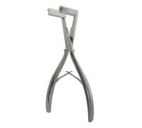 rongweiwang Pince à extensions de cheveux à bande adhésive, outil de salon pour mèches de cheveux, pince à extensions de cheveux en acier inoxydable pour coller les extensions