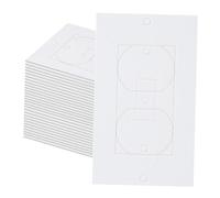 rongweiwang Plaques murales, Joints d'étanchéité pour Prises électriques, isolants pour Prises électriques, Joints d'étanchéité pour interrupteurs, d'étanchéité pour Courants d'air, Installation