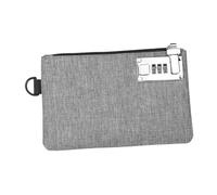 rongweiwang Pochette de Rangement pour Bijoux et Argent, Portefeuille Multifonctionnel, Pochette compacte pour Homme, idéale pour Les Voyages et Facile à Transporter au Quotidien, Gris, 20.6x13.3cm