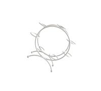 rongweiwang Présentoir à Boules de Cristal, Support Stable et élégant, Finitions soignées, Support en métal pour sphères et Figurines. Décoration fiable et résistante, Argent, 15 x 11.5 x 5. cm