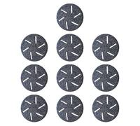 rongweiwang Râpe électrique pour pieds, disque de ponçage de rechange, 10 pièces, outil durable pour éliminer les peaux mortes, disque ponçage rechange, lime pour pieds, râpe électrique en papier
