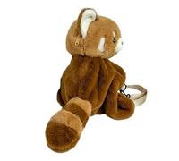 rongweiwang Sac à en Peluche Panda drôle, Joli Cartable Tendance, Cadeau de Grande capacité pour Les Amis et Les Enfants Qui voyagent et Toute Autre activité de Plein air. Sac à, Brun, S