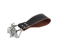 rongweiwang Sangle de Traction avec chaîne en Fer pour haltérophilie offrant Une Grande capacité de Charge pour des entraînements intensifs. Ceinture lestée pour Les dips.