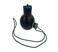 rongweiwang Sifflet portatif de survie en extérieur, sifflet sonore puissant pour l'entraînement, adultes et enfants, équipement sportif, Noir, 6.7 x 12.8 cm