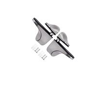 rongweiwang Support de fixation robuste pour verre, réglable, pour étagère, table de chevet, installation facile, fixation pour rampe d'escalier