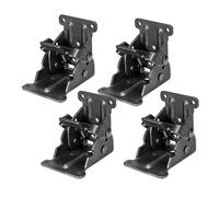 rongweiwang Supports de pieds de table à charnières pliables robustes pour projets de bricolage, lits pliants et établis, offrant un angle de 90 degrés. Structure robuste.