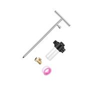 rongweiwang Système d'arrosage des racines profondes, pointe en acier inoxydable avec valve en laiton, distribue efficacement l'eau à la zone racinaire. Accessoire pour système d'irrigation par pointe