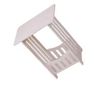 rongweiwang Table d'appoint Polyvalente, Table de Chevet d'angle pour Salon et Chambre, Concept Gain de Place, de Chevet multifonctionnelle pour Balcon, décoration Tendance et