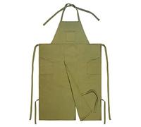 rongweiwang Tablier à Jambes Fendues, Design, Poche Facile à Utiliser, adapté pour aux coiffeurs potiers, pour aux Restaurateurs et Amateurs de Peinture, Vert