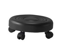 rongweiwang Tabouret Roulant Confortable et Polyvalent avec Repose-Pieds pour Adultes et Enfants, idéal pour et la Cuisine. Siège à roulettes Bas et Compact pour Une détente optimale.