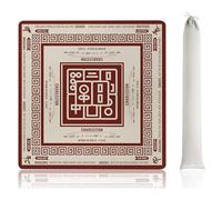 rongweiwang Tapis de Mahjong en Caoutchouc texturé antidérapant, élasticité Flexible, sans Danger pour la Table. Fabriqué avec Un Support en Mousse de Caoutchouc texturé, Neuf, 80 * 80cm