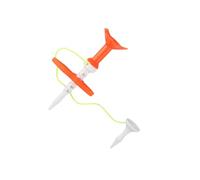 rongweiwang Tee de Golf à Hauteur réglable, incassable, idéal pour l'entraînement. Ce Tee est Non Seulement Portable, mais Aussi écologique. Malgré sa légèreté, il est très, Orange, 8.7 cm