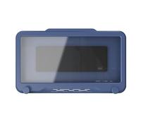 rongweiwang Téléphone portable étanche rotatif adapté Pour aux murs, requis, robuste et durable, toilettes, smartphones courants, bleu