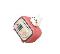 rongweiwang Tirelire électronique en Forme de Cochon, Cadeau Mignon pour économiser de l'argent, pour Filles, garçons et Enfants, Chat Marron, Lapin Rose, 19.7 x 14 x 23 cm