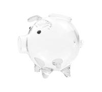 rongweiwang Tirelire en verre transparent pour économiser de l'argent, jolie tirelire pour enfants, idéale pour décorer une chambre à coucher. Petite bouteille en verre transparent fantaisie.