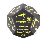 rongweiwang Transformez Votre Routine d'exercice avec Le Jeu de Fitness Dice Fitness Habitudes au Niveau supérieur, garantissant la fiabilité dans n'importe Quel Environnement, Jaune