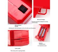 rongweiwang Un pistolet automatique qui tire des billets, des coupons, simple d'utilisation, idéal pour les anniversaires et autres événements, Or brossé