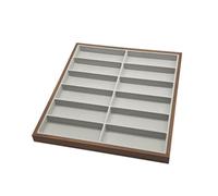 rongweiwang Vitrine à lunettes élégante en bois, idéale pour le rangement et l'exposition de lunettes en magasin à domicile. Collection de présentoirs pour vue.