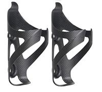 RongXuan Lot de 2 porte-bouteilles de vélo, entièrement en carbone, légers, pour VTT, vélo de route, mat