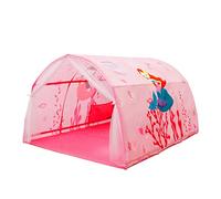 RongXuan Tunnel pour Enfant avec Rideau en Maille pour lit Mezzanine Demi-lit superposé Largeur 100 cm Rose