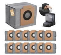 RongZy 12 Pièces Sacs à Poussière pour Eufy X8 Pro /X10 Pro Omni Sacs à Poussière de Rechange Aspirateur Accessoires(2,5 L)