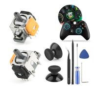 RongZy 2 Pièces Joystick Hall Effect pour Xbox One S/X Analogique 3D Module de Joysticks Potentiomètre pour Xbox One Joystick Thumbstick Remplacement Accessoires avec Outils Réparation