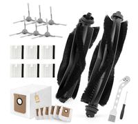 RongZy 21 Pièces Kit D'accessoires de Rechange pour Eufy L60/ L60 SES/ L50/ L50 SES Aspirateur Robot avec 2 Brosses Principales, 6 Brosses Latérales, 6 Filtres, 6 Sacs à Poussière,1Brosse De Nettoyage