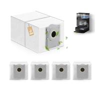 RongZy 4 Pièces Sacs à Poussière pour Ecovacs Deebot X8 PRO Omni/X8 OMNI/T80 OMNI/X9 PRO Omni/T50 PRO Omni/T50 MAX PRO Omni/T50 Omni/T30C Pro Aspirateur Accessoires (Contient Charbon Actif)