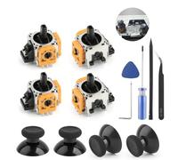 RongZy 4PCS Joystick 3D pour Xbox One Remplacement Joystick pour Xbox One X/S Module de Joystick Potentiomètre Analogique pour Xbox One Elite Joystick Thumbstick Accessoires avec Outils Réparation
