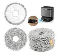 RongZy 8Pcs Chiffon de Vadrouille pour Eureka J15 Pro Ultra Chiffon de Nettoyage de Rechange pour Ecovacs Deebot T30 Pro Omni/T30S/T30S Pro/N30 Pro Robot Aspirateur Accessoires(XX)