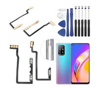RongZy Bouton Power/Volume Câble Flexible pour Oppo A94 5G/A95 5G Boutons de Contrôle du Volume de Remplacement, Bouton Power on Off Contrôle avec Kit de Réparation