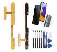RongZy Bouton Power/Volume Câble Flexible pour Samsung Galaxy A22 5G A226B Boutons de Contrôle du Volume de Remplacement, Bouton Power on Off Contrôle avec Kit de Réparation