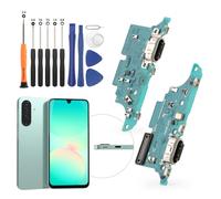 RongZy Connecteur Dock de Rechange pour Samsung Galaxy A26 5G A266E A266B A266U USB Dock Connector Câble Nappe de Rechange avec Kit de Réparation
